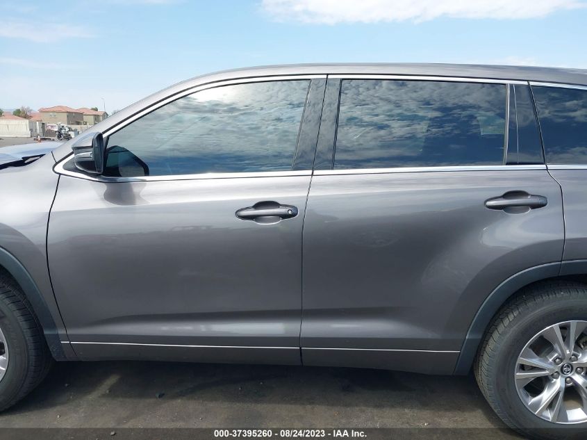 2016 TOYOTA HIGHLANDER LE - 5TDZKRFH5GS180005