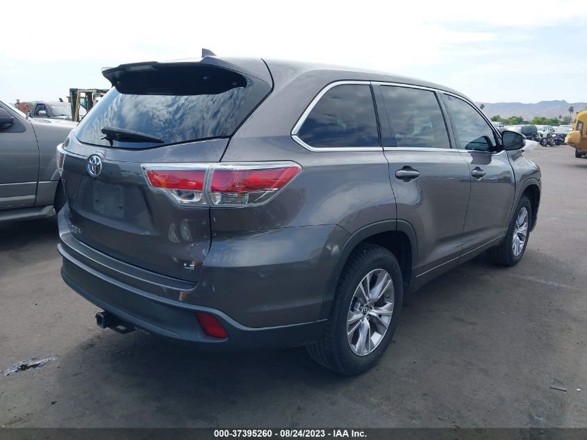2016 TOYOTA HIGHLANDER LE - 5TDZKRFH5GS180005