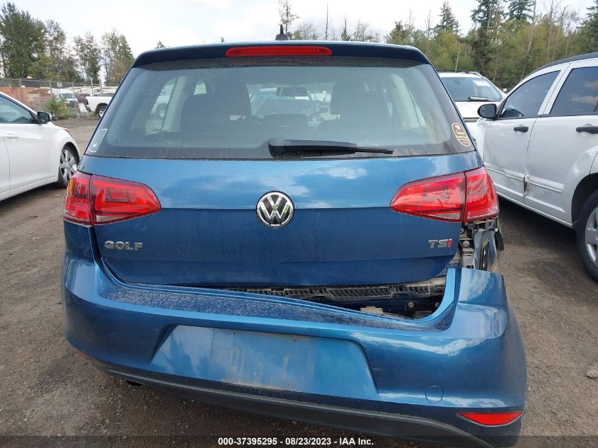 2015 VOLKSWAGEN GOLF TSI S - 3VW917AU6FM093897