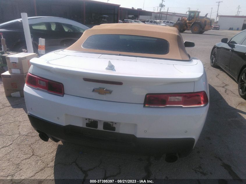 2014 CHEVROLET CAMARO LT - 2G1FB3D35E9214398