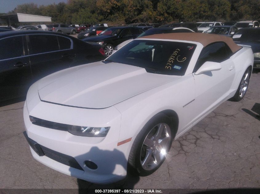 2014 CHEVROLET CAMARO LT - 2G1FB3D35E9214398