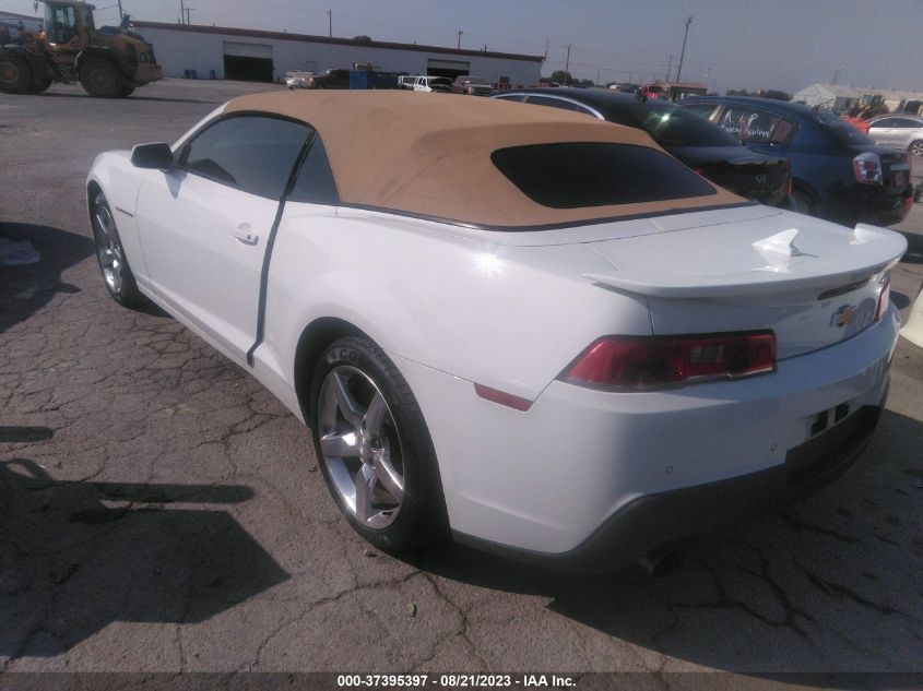 2014 CHEVROLET CAMARO LT - 2G1FB3D35E9214398