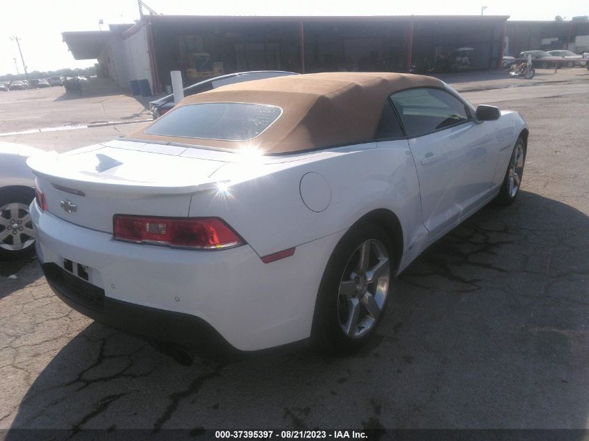 2014 CHEVROLET CAMARO LT - 2G1FB3D35E9214398