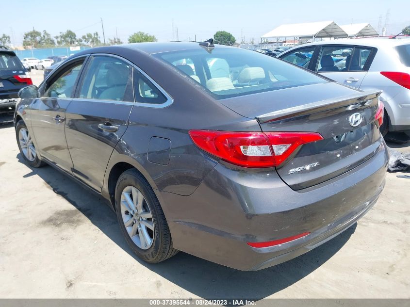 2015 HYUNDAI SONATA 2.4L SE - 5NPE24AF3FH036089