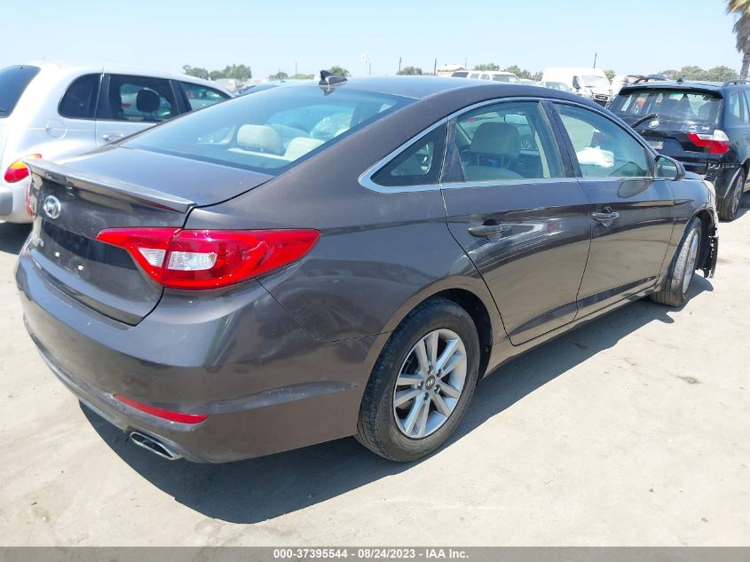 2015 HYUNDAI SONATA 2.4L SE - 5NPE24AF3FH036089