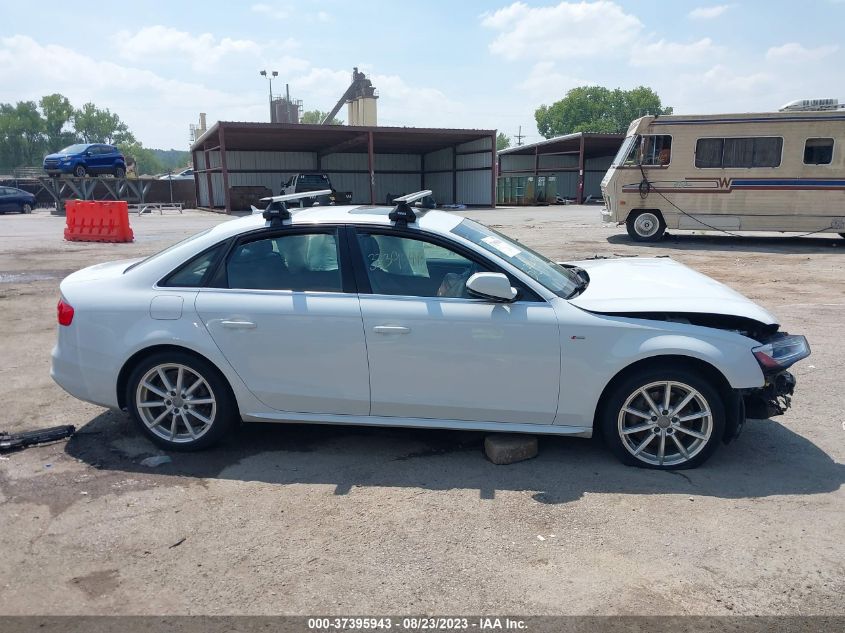 2016 AUDI A4 PREMIUM PLUS - WAUFFAFL0GN006763
