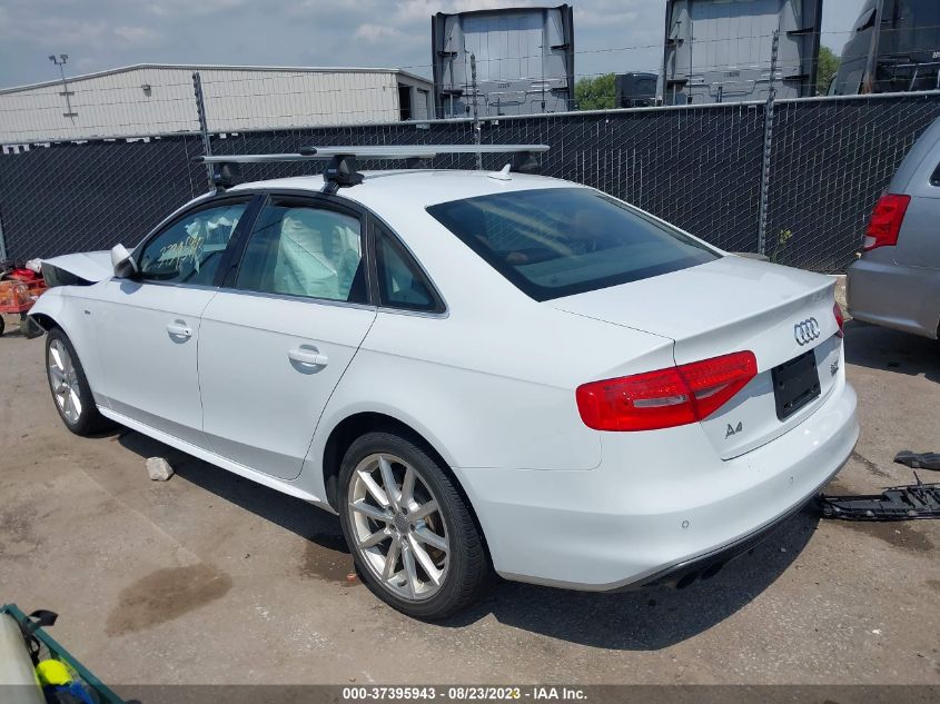 2016 AUDI A4 PREMIUM PLUS - WAUFFAFL0GN006763