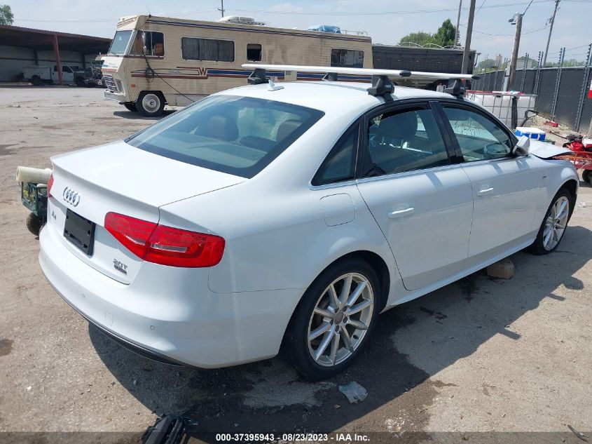 2016 AUDI A4 PREMIUM PLUS - WAUFFAFL0GN006763