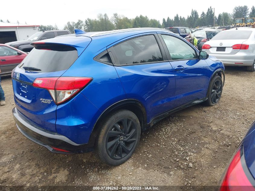 2022 HONDA HR-V SPORT - 3CZRU6H1XNM737801