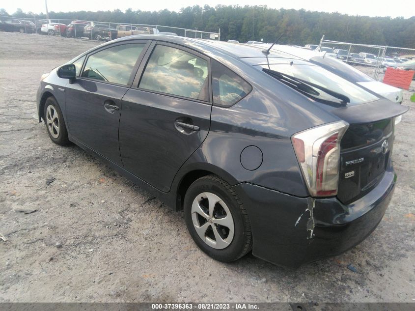 2013 TOYOTA PRIUS ONE/TWO/THREE/FOUR/FIVE - JTDKN3DUXD5613342