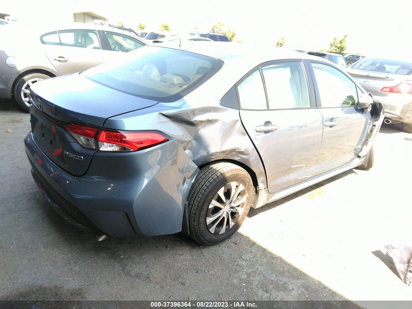 VIN JTDEAMDE9N3013352 2022 TOYOTA COROLLA HYBRID LE