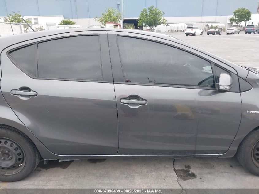 2014 TOYOTA PRIUS C ONE/THREE/TWO/FOUR - JTDKDTB35E1067331