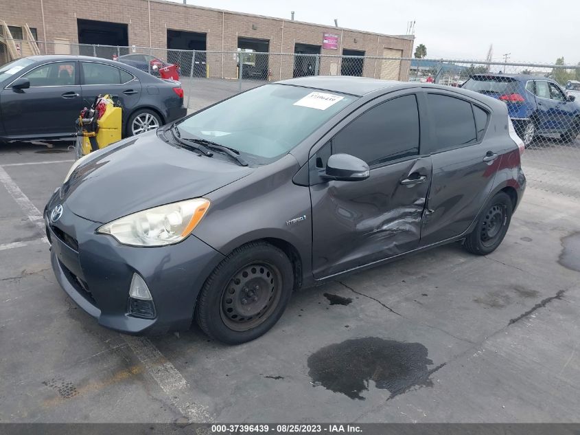 2014 TOYOTA PRIUS C ONE/THREE/TWO/FOUR - JTDKDTB35E1067331
