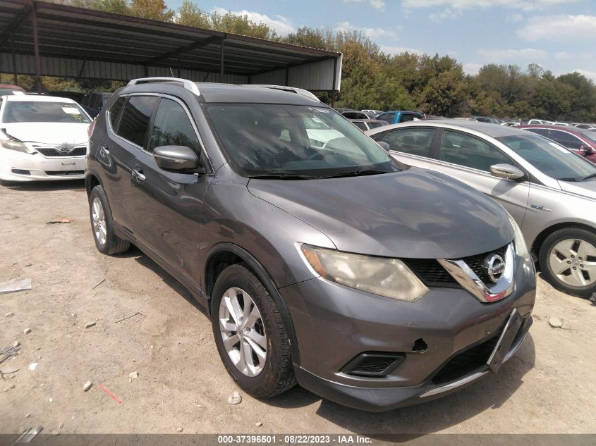 2015 NISSAN ROGUE SV - KNMAT2MT5FP555599