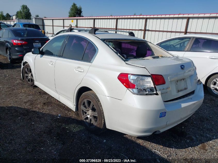 2013 SUBARU LEGACY 2.5I - 4S3BMBA64D3011373