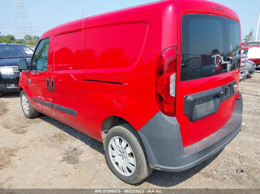 2015 RAM PROMASTER CITY CARGO VAN TRADESMAN - ZFBERFAT7F6A38294