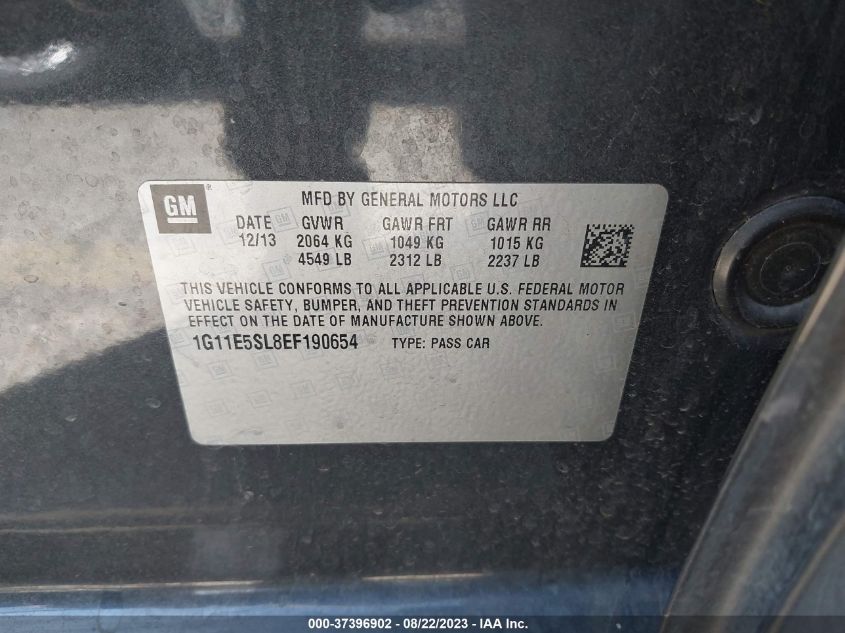 2014 CHEVROLET MALIBU LT - 1G11E5SL8EF190654