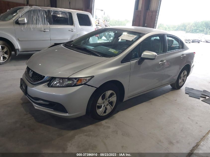 2014 HONDA CIVIC SEDAN LX - 19XFB2F58EE225655