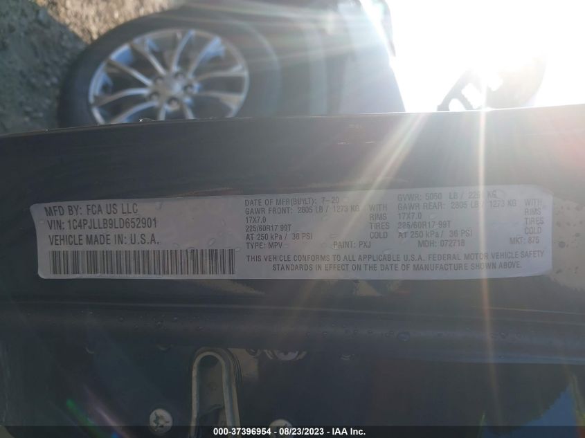 2020 JEEP CHEROKEE LATITUDE PLUS - 1C4PJLLB9LD652901