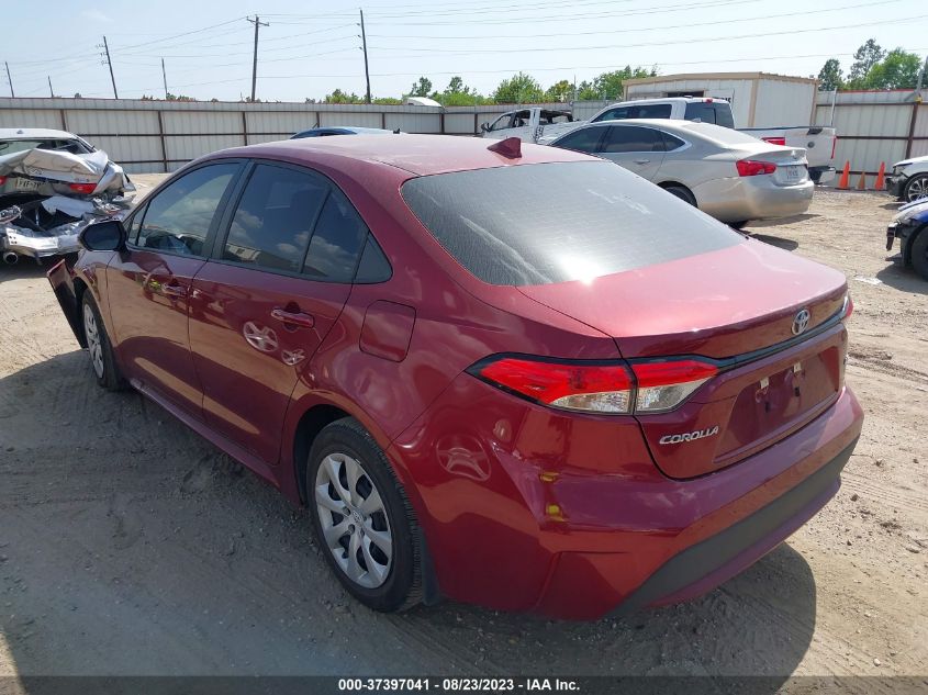 VIN 5YFEPMAE2NP331825 2022 TOYOTA COROLLA LE