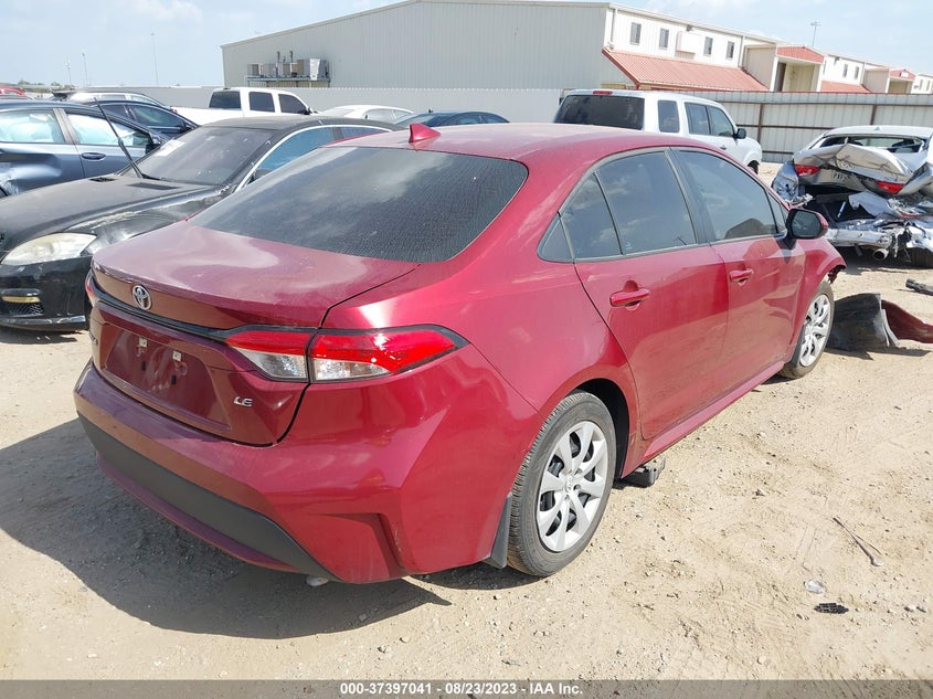 VIN 5YFEPMAE2NP331825 2022 TOYOTA COROLLA LE