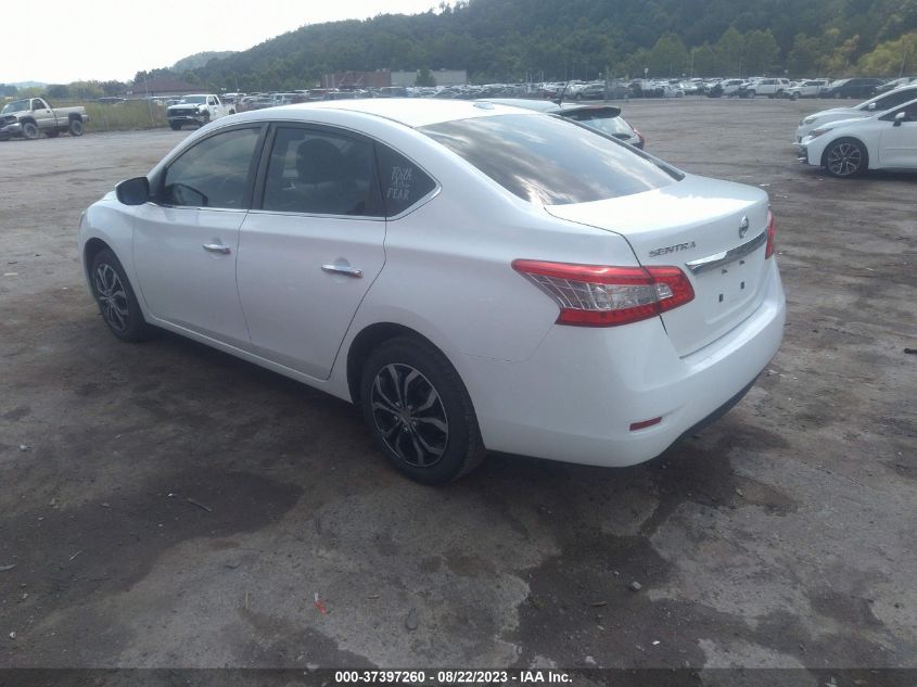 2015 NISSAN SENTRA SR/SL/S/SV/FE+ S - 3N1AB7AP2FY250621