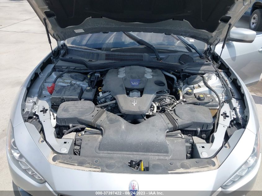 2014 MASERATI GHIBLI S Q4 ZAM57RTA9E1090563
