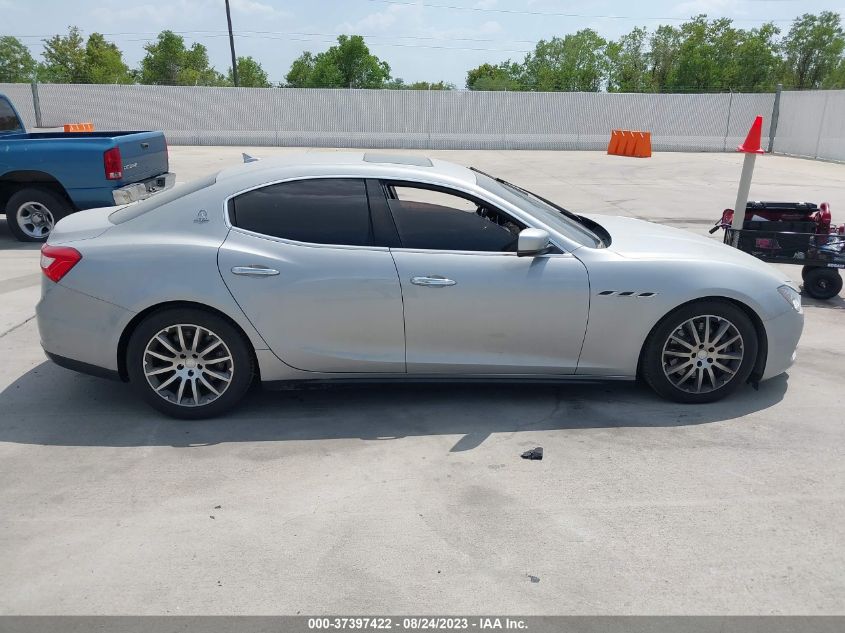 2014 MASERATI GHIBLI S Q4 ZAM57RTA9E1090563