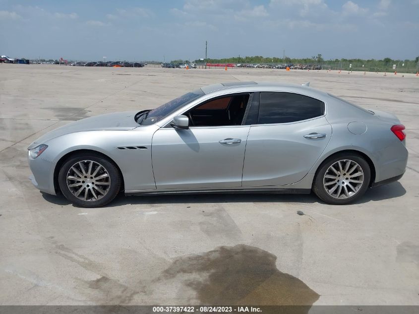 2014 MASERATI GHIBLI S Q4 ZAM57RTA9E1090563