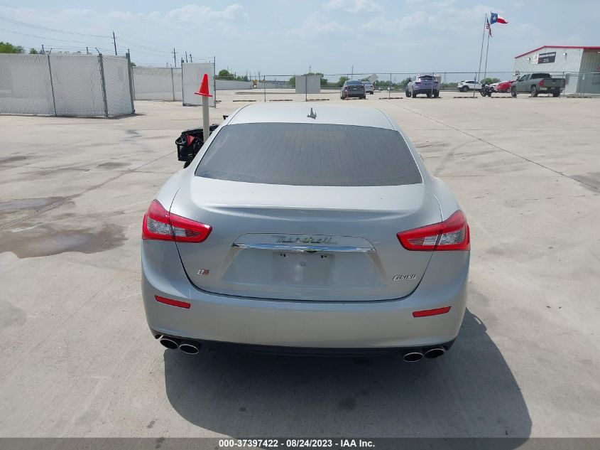 2014 MASERATI GHIBLI S Q4 ZAM57RTA9E1090563