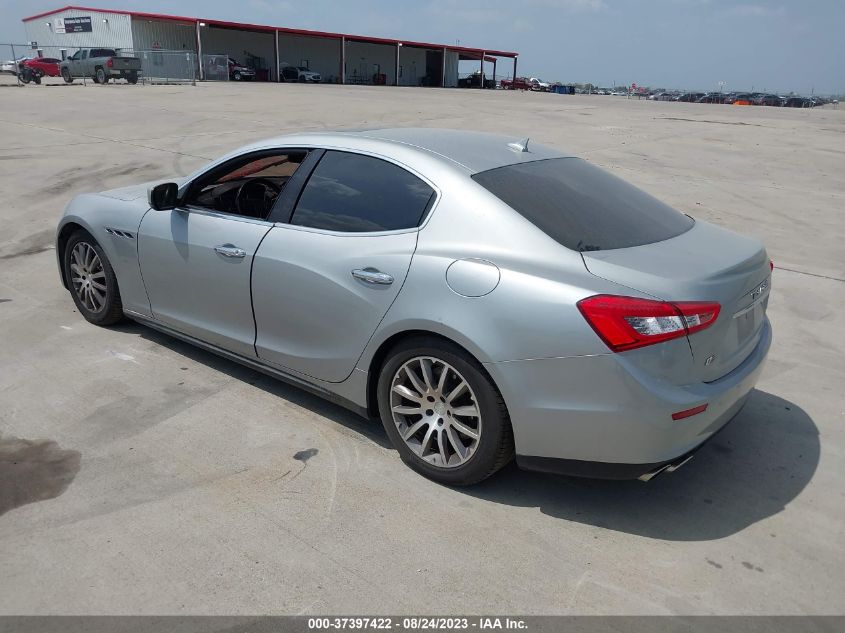 2014 MASERATI GHIBLI S Q4 ZAM57RTA9E1090563