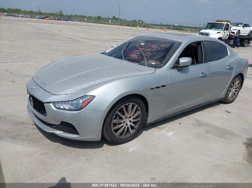 2014 MASERATI GHIBLI S Q4 ZAM57RTA9E1090563