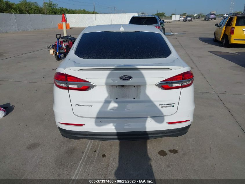 2019 FORD FUSION HYBRID TITANIUM - 3FA6P0RU4KR139682