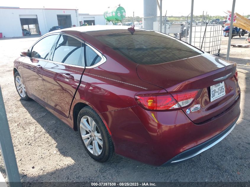 2015 CHRYSLER 200 LIMITED - 1C3CCCAB9FN605480