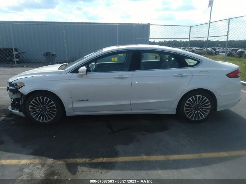 2017 FORD FUSION HYBRID SE - 3FA6P0LUXHR267782