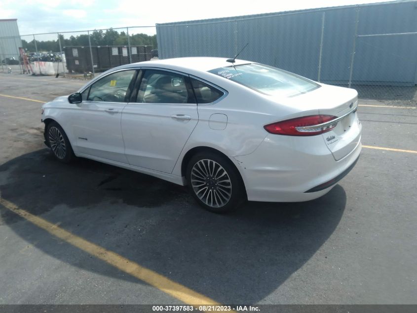 2017 FORD FUSION HYBRID SE - 3FA6P0LUXHR267782