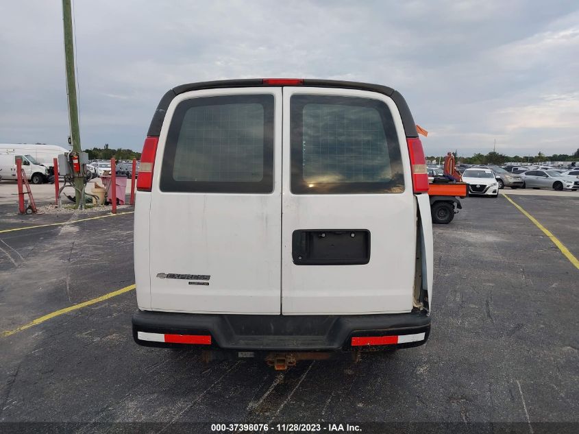 2015 CHEVROLET EXPRESS 2500 WORK VAN 1GCWGFCF4F1167828