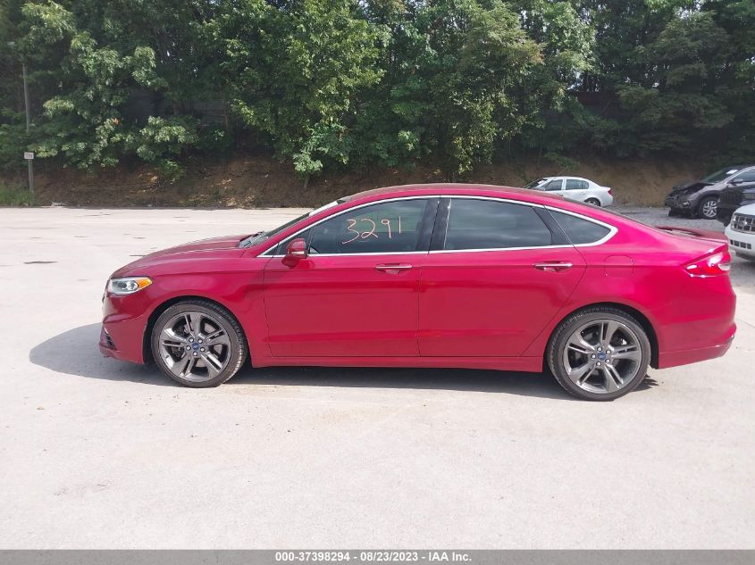 2017 FORD FUSION SPORT - 3FA6P0VP6HR245365