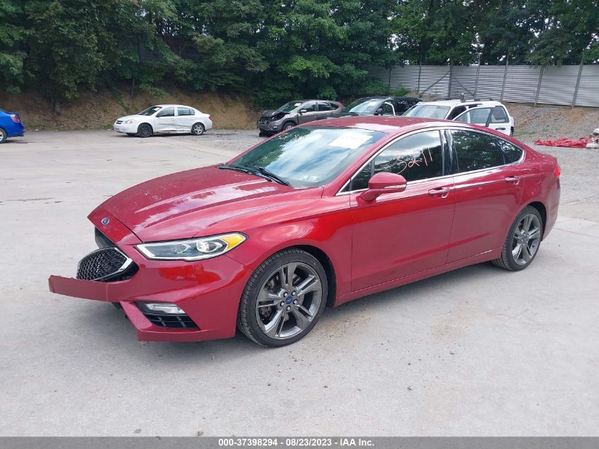 2017 FORD FUSION SPORT - 3FA6P0VP6HR245365