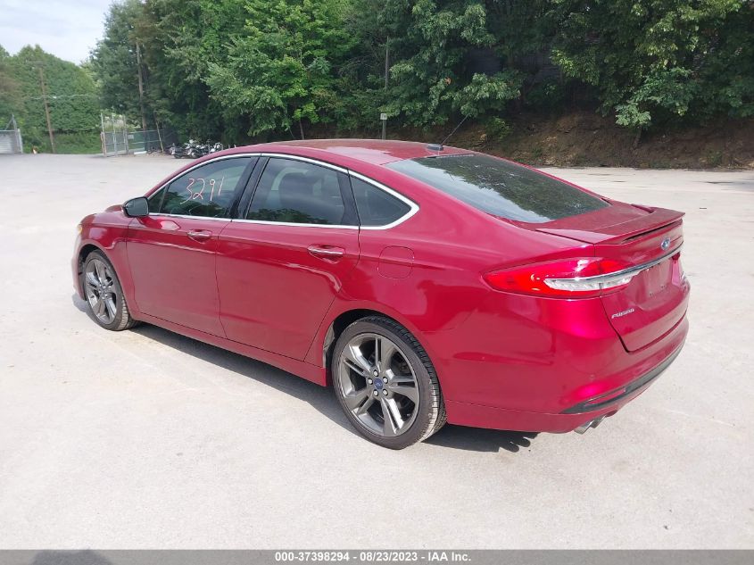 2017 FORD FUSION SPORT - 3FA6P0VP6HR245365