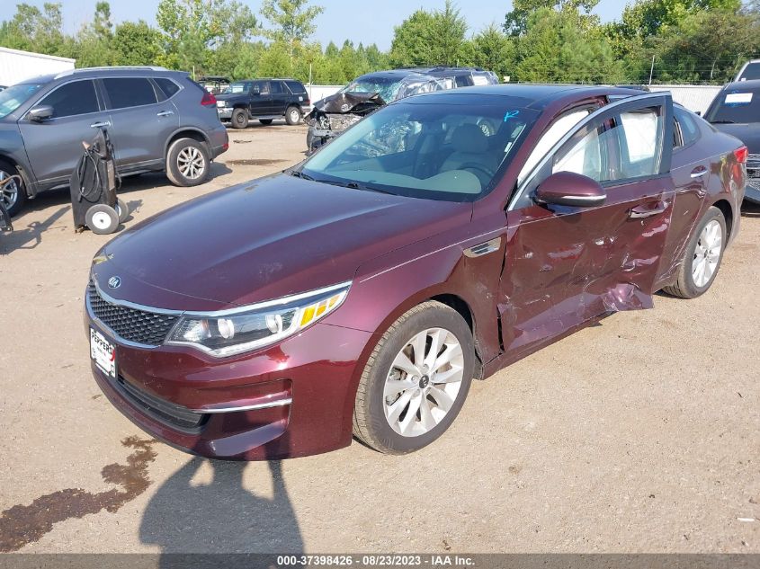 2017 KIA OPTIMA EX - 5XXGU4L37HG150617