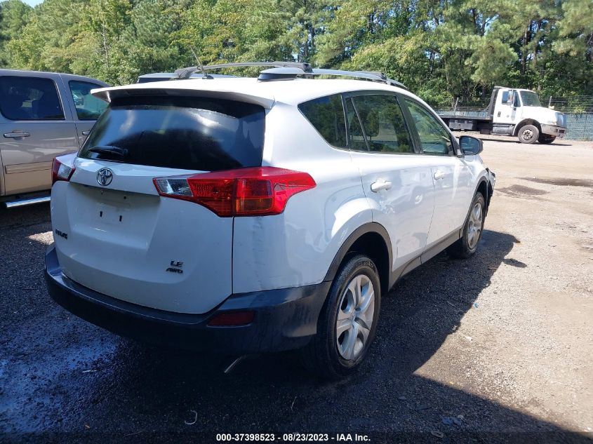 2014 TOYOTA RAV4 LE - JTMBFREV2ED079123