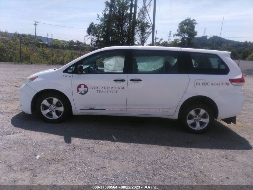 2014 TOYOTA SIENNA L - 5TDZK3DC8ES483717