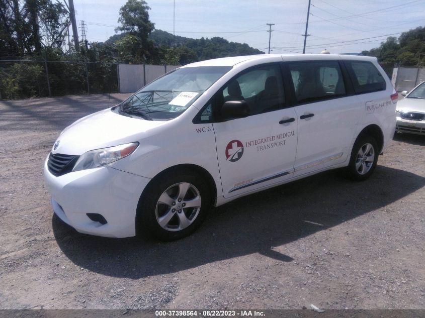 2014 TOYOTA SIENNA L - 5TDZK3DC8ES483717