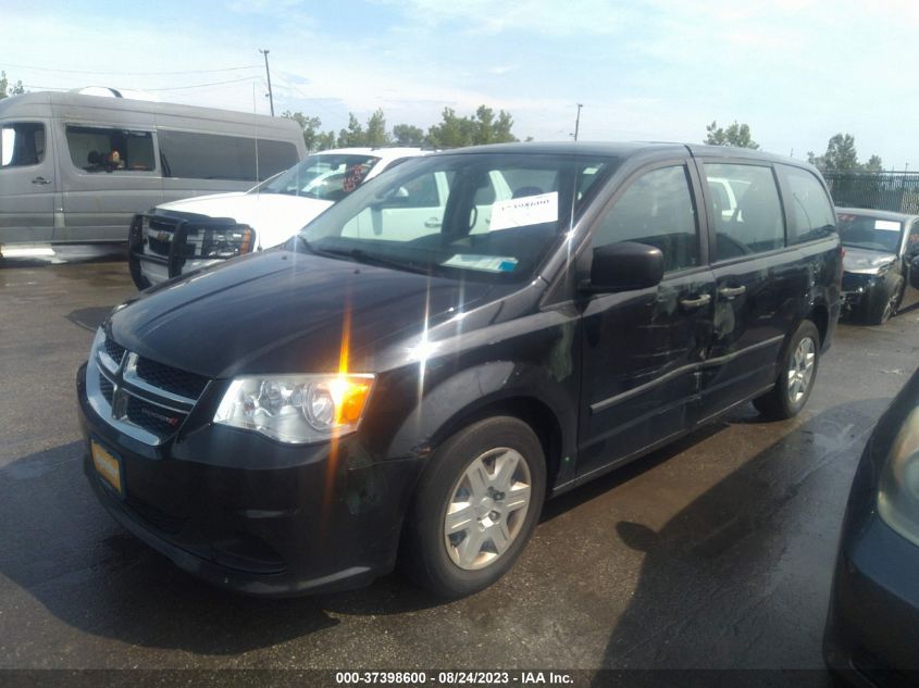 2013 DODGE GRAND CARAVAN AMERICAN VALUE PKG - 2C4RDGBG4DR588110
