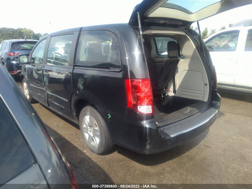 2013 DODGE GRAND CARAVAN AMERICAN VALUE PKG - 2C4RDGBG4DR588110