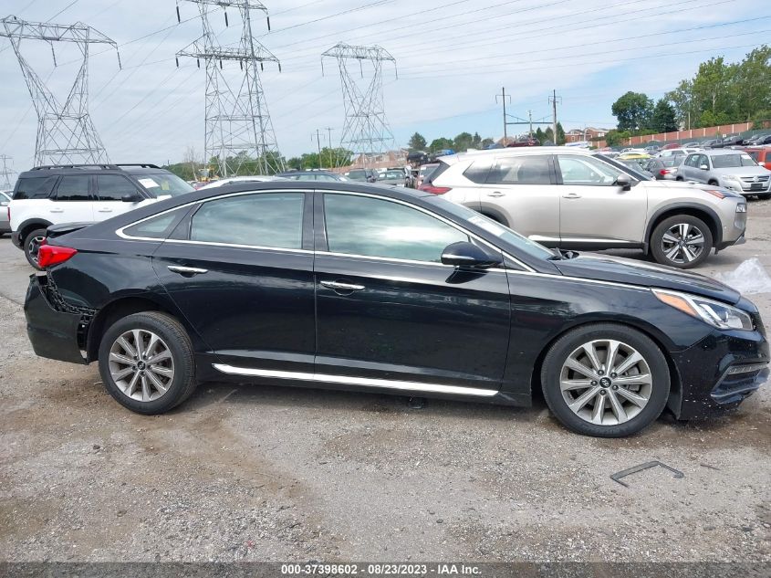 2016 HYUNDAI SONATA 2.4L LIMITED - 5NPE34AF3GH284955