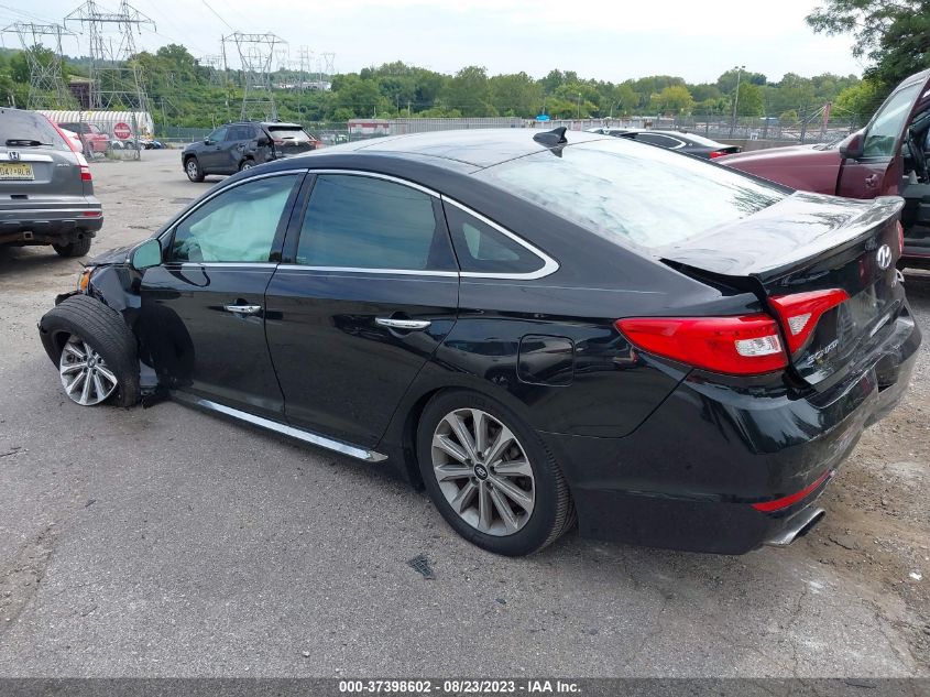 2016 HYUNDAI SONATA 2.4L LIMITED - 5NPE34AF3GH284955