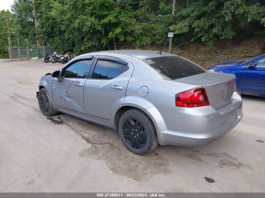 2013 DODGE AVENGER SE - 1C3CDZABXDN637559