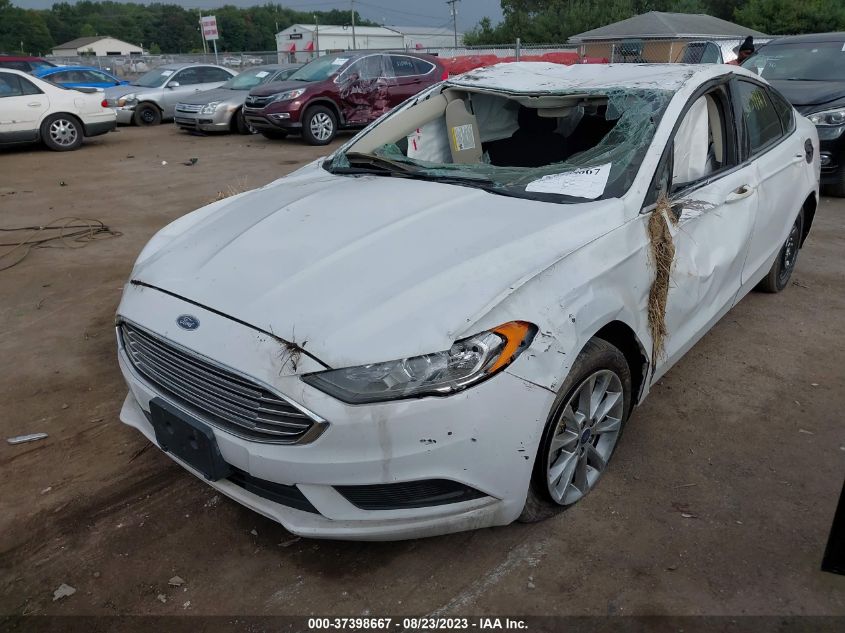 2017 FORD FUSION SE - 3FA6P0H79HR355483